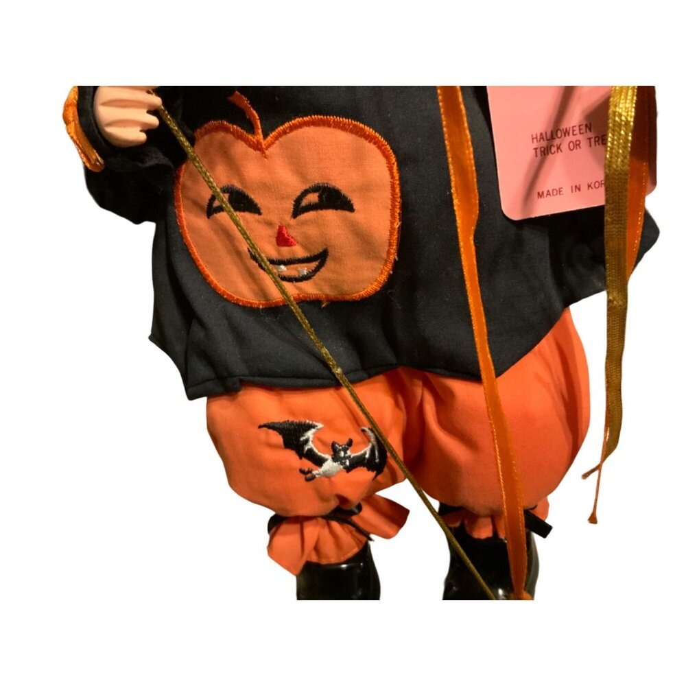 Brinn's October Calendar Clown Doll 1986 Halloween Trick or Treat - Picture 4 of 12